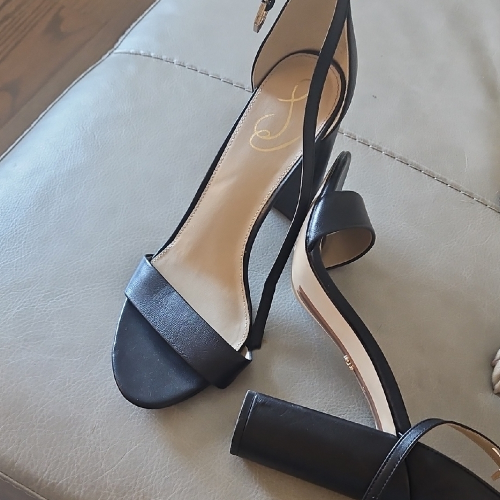 Elegant Black Strappy Heels